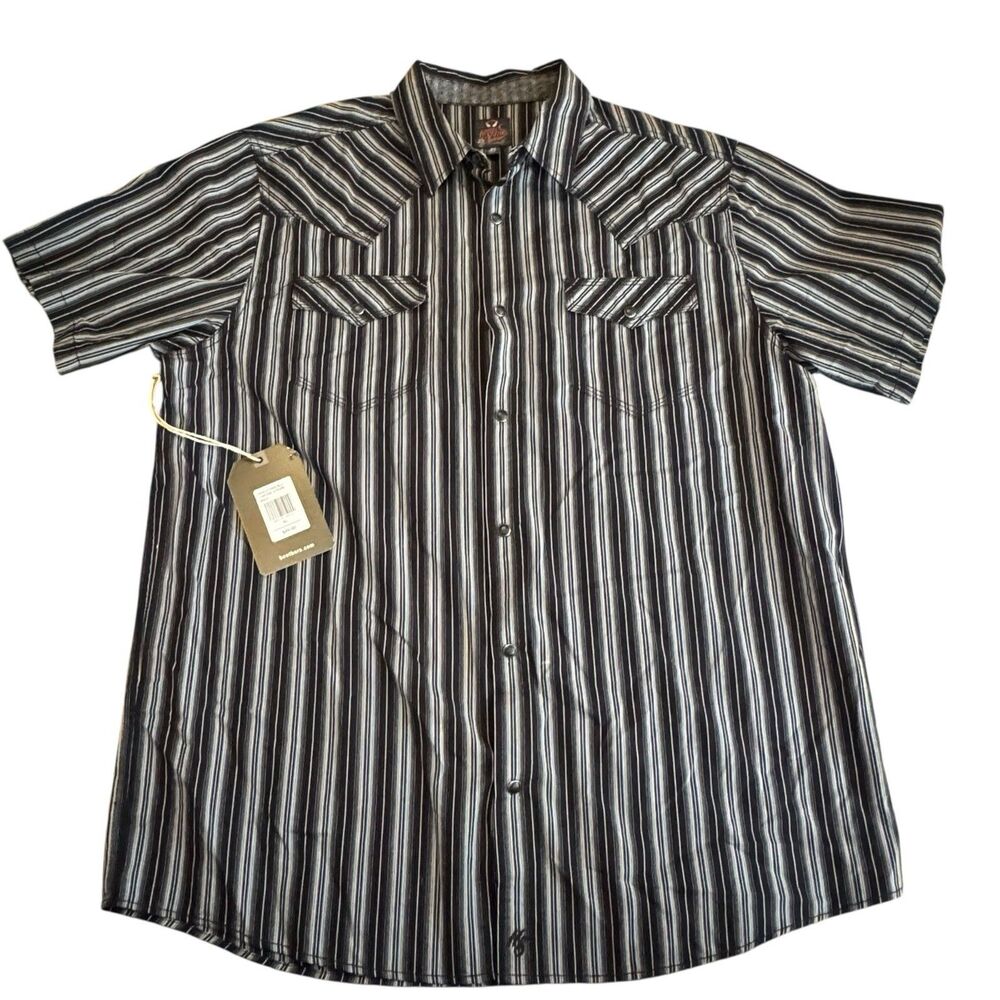 NWT Moonshine Spirit Brad Paisley Men’s XL‎ Button Shirt Pearl Snap Western